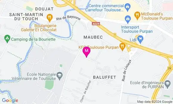 Localisation Dr Manon Bouteloup