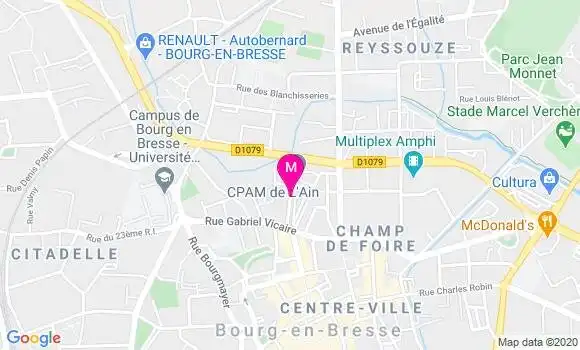 Localisation Dr Bernadette Dabout Nicolas