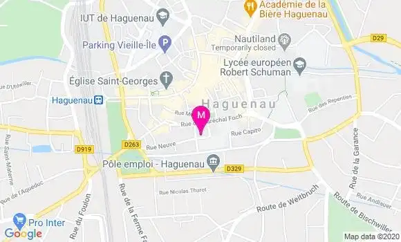 Localisation Dr Catherine Brogard