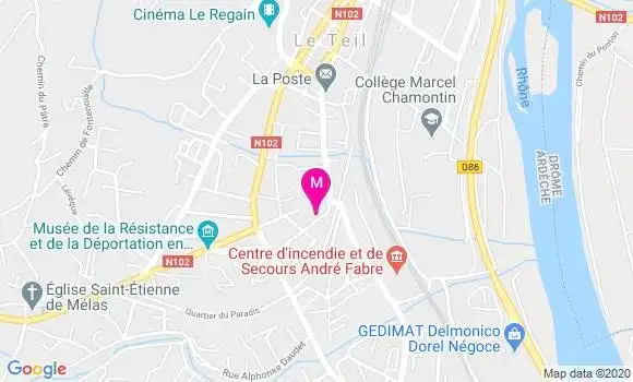 Localisation Dr Philippe Boiron