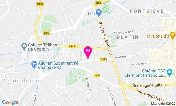 Localisation Dr Anne Piollet
