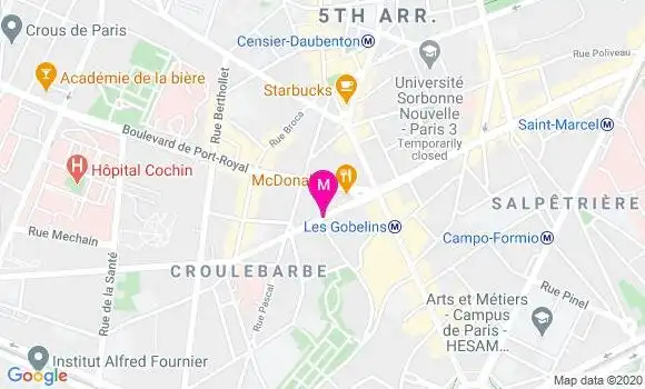 Localisation Dr Pascal Bizot