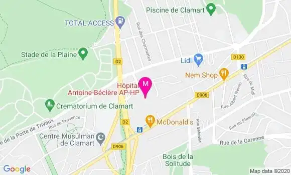 Localisation Dr Pascale Trioche