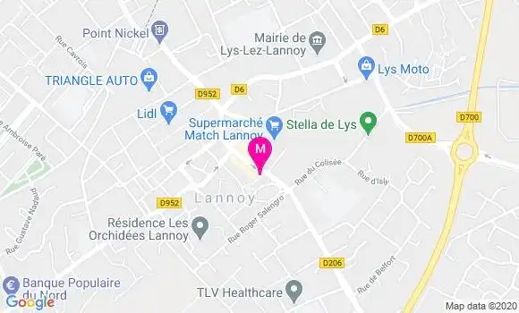 Localisation Dr Vincent Debeugny