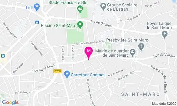 Localisation Dr Nathalie Cueff