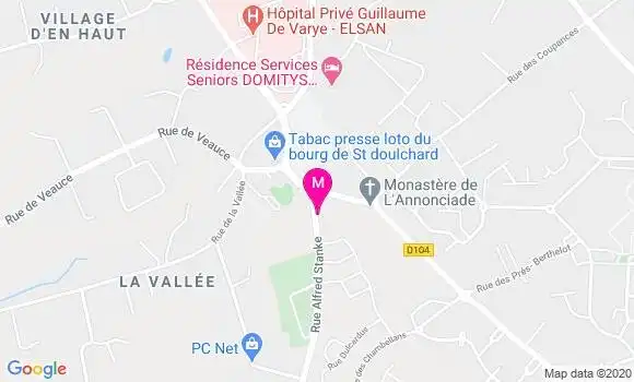 Localisation Dr Michel Chazalette