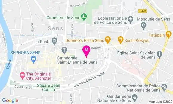 Localisation Dr Laure Collin