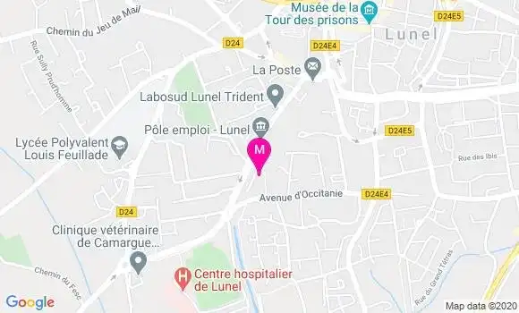 Localisation Dr Laurent Carra