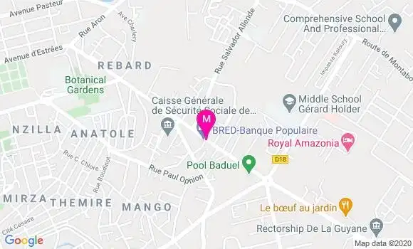 Localisation Dr Marie Josiane Castor