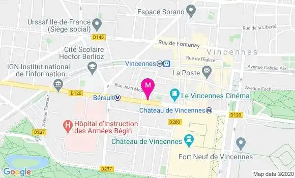 Localisation Dr Camille Pentier