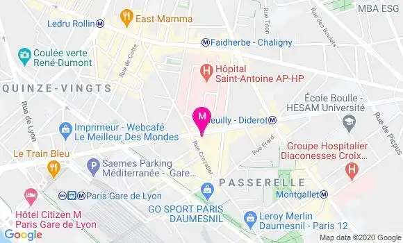 Localisation Dr Béatrice Benon