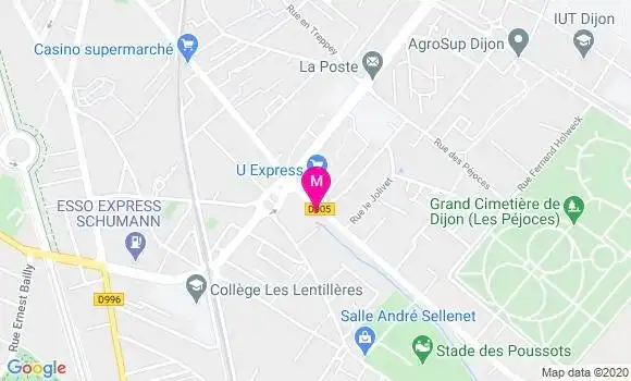 Localisation Dr Cécile Chaignet Bletton