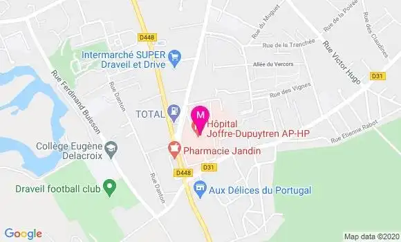 Localisation Dr Eric Dupuydupin