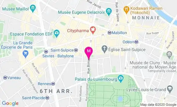 Localisation Dr Françoise Baudouin