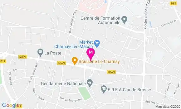Localisation Dr Monica Mindreau