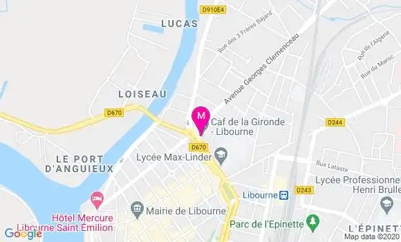 Localisation Dr Bruno Carbon