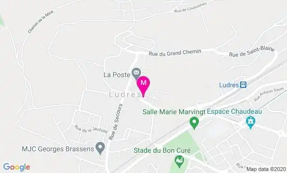 Localisation Dr Sandra David