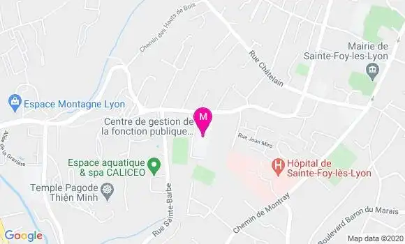 Localisation Dr Corinne Jeannin Arnal