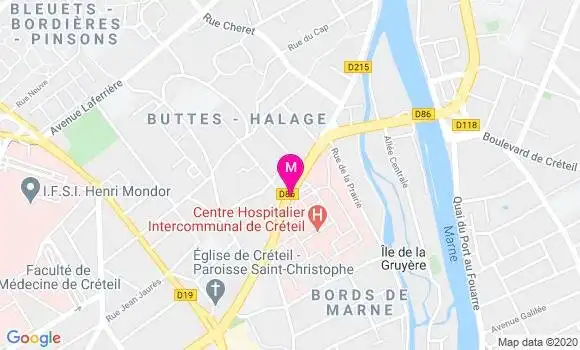 Localisation Dr Cécile Arnaud