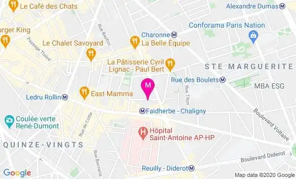 Localisation Dr Florence Maout