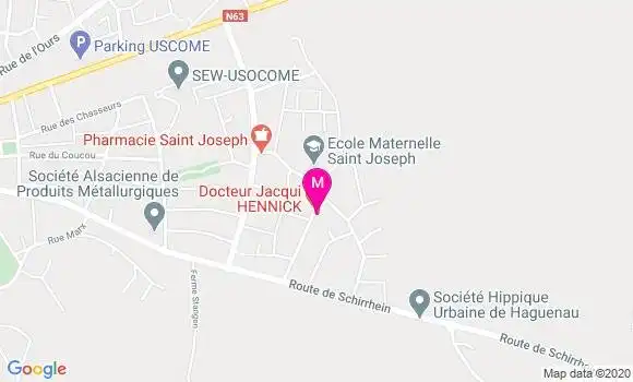 Localisation Dr Jacqui Hennick