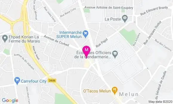 Localisation Dr Isabelle Senechal