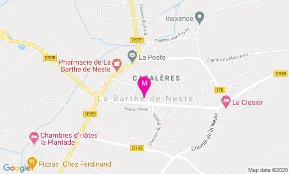Localisation Dr Pascal Bazerque