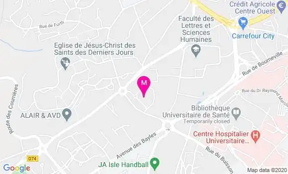 Localisation Dr Marc Leandris
