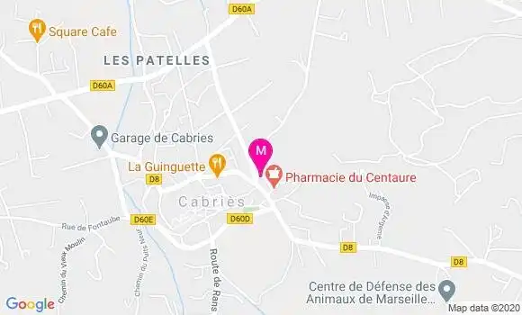 Localisation Dr Corinne Peyre Jacquet