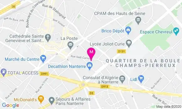 Localisation Dr Jean Claude Castillo