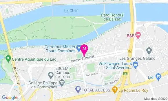 Localisation Dr Caroline Chassaing