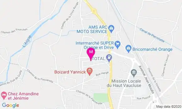 Localisation Dr Richard Servenay