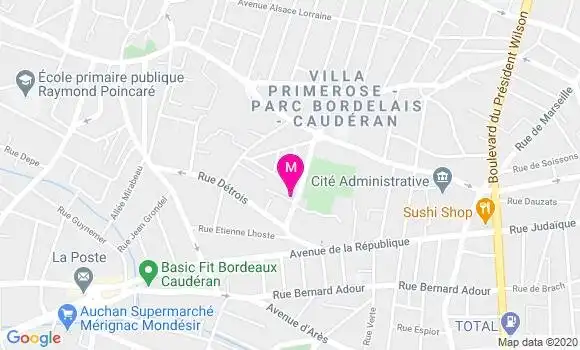 Localisation Dr Philippe Boudard