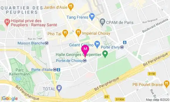 Localisation Dr Christa Gruter Tadault