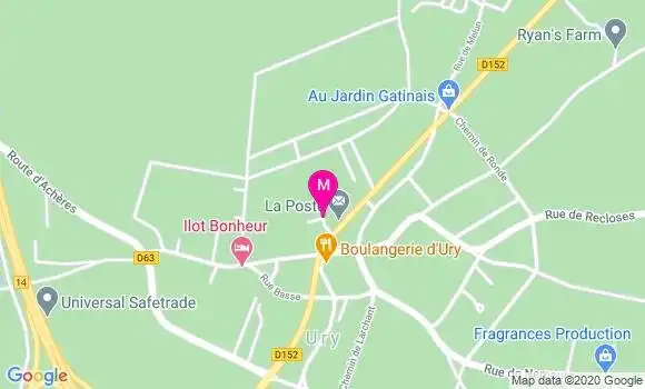 Localisation Dr Nathalie Borget Bonneau