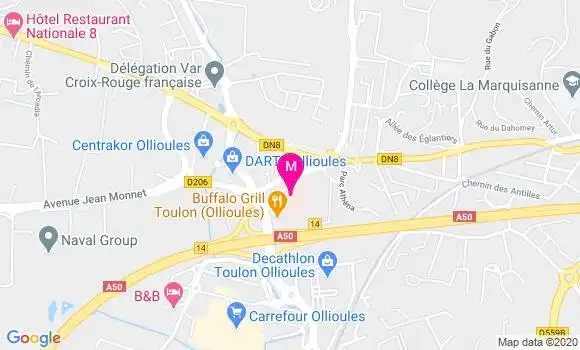 Localisation Dr Pierre Aubert
