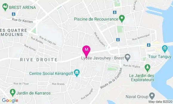 Localisation Dr Anne Gabrielle Gourlaouen