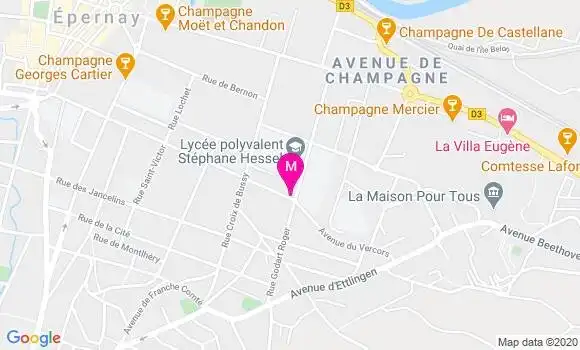 Localisation Dr Chantal Chaumont
