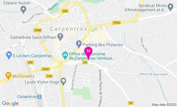 Localisation Dr Corinne Queruel Gonon