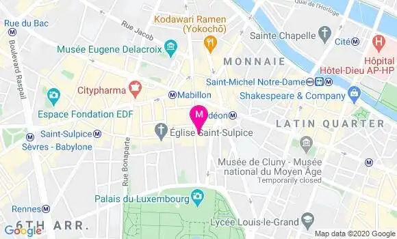 Localisation Dr Isabelle Le Gac