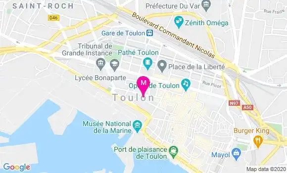 Localisation Dr François Cervantes