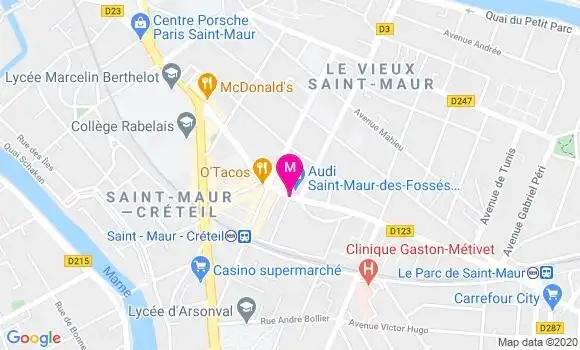 Localisation Dr Eric Durupt