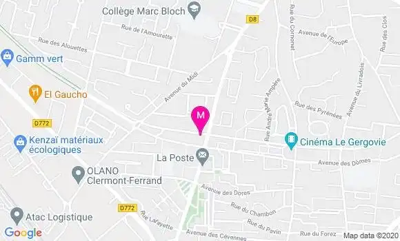 Localisation Dr Juliette Binauld Hadj