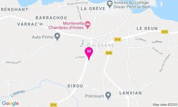 Localisation Dr Gilbert Stricot
