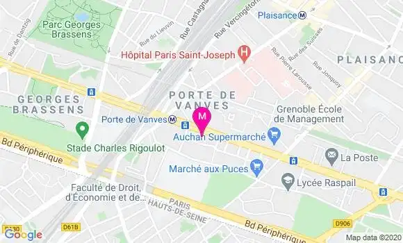 Localisation Dr Annick Chaumien
