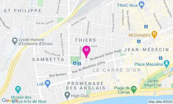 Localisation Dr Ulrike Belmond