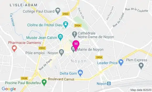 Localisation Dr Caroline Godard