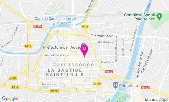 Localisation Dr Martine Espouy