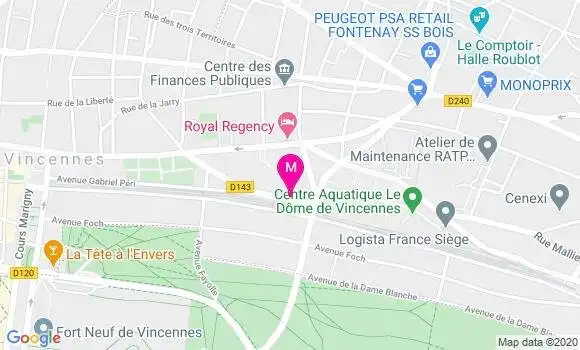 Localisation Dr Michel Cherrier