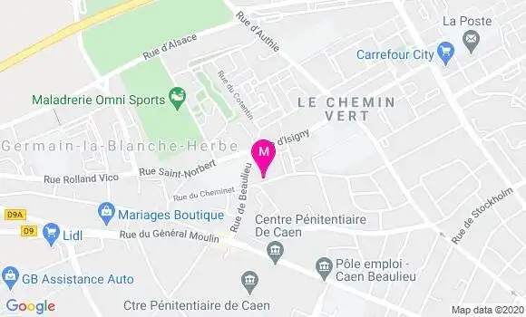 Localisation Dr Line Martin